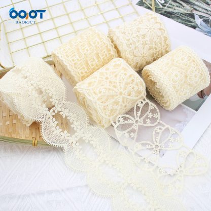 1Yards  Mesh Embroidered Lace Ribbon Materials-JournalTale