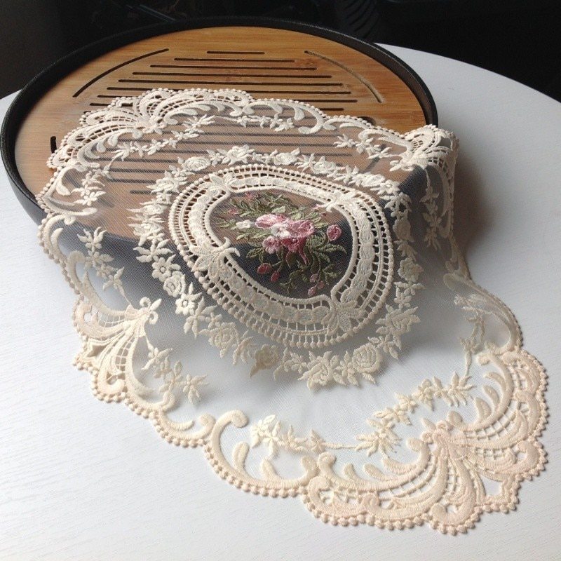 1Pcs for Dining Table Embroidery Craft Placemat-JournalTale