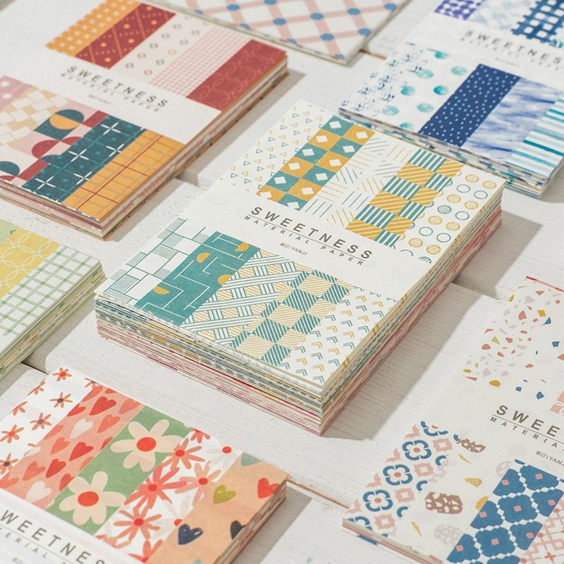 50 Sheets Fresh Design Creative Material Paper-JournalTale