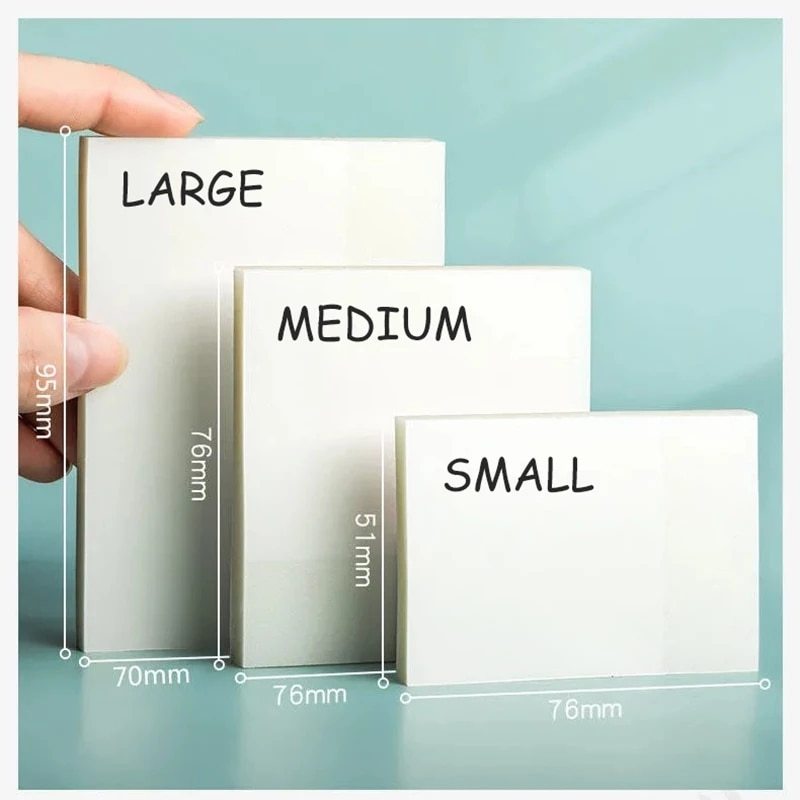 50 pieces of transparent stickers memo pad art paper poster-JournalTale