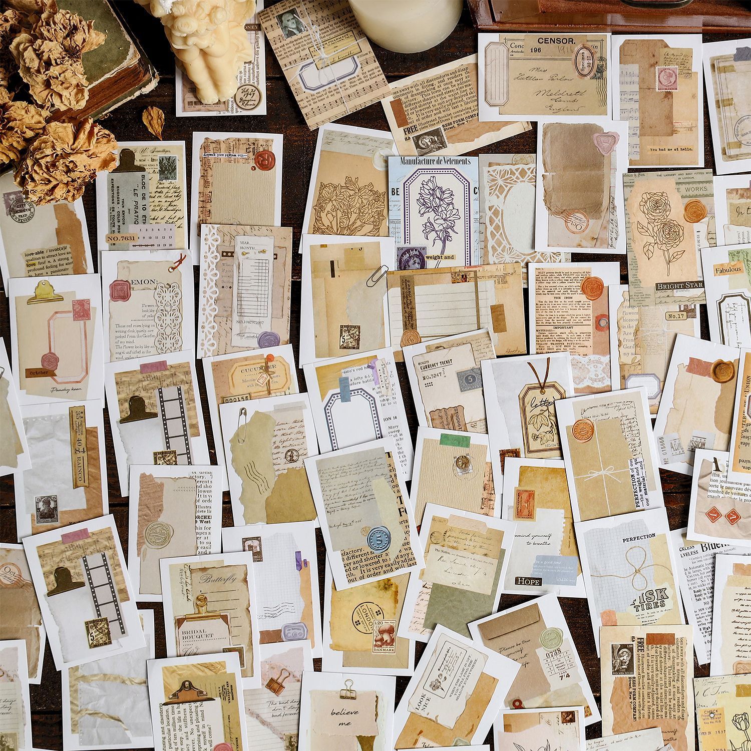 50pcs/1lot Scrapbook Sticker-JournalTale