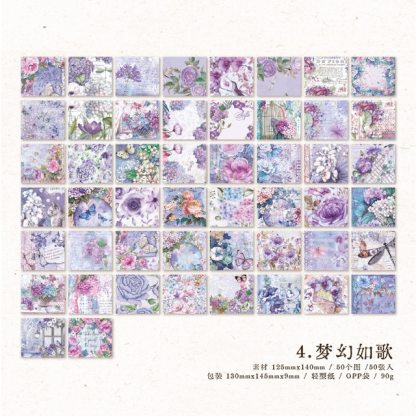 50pcs/lot Memo Pads Material Paper Meet Journal Paper-JournalTale