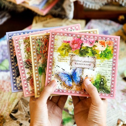 50pcs/lot Memo Pads Material Paper Meet Journal Paper-JournalTale