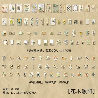 200pcs/lot Memo Pads Material Paper Junk Journal-JournalTale