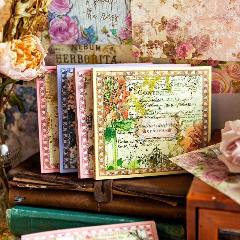 50pcs/lot Memo Pads Material Paper Meet Journal Paper-JournalTale