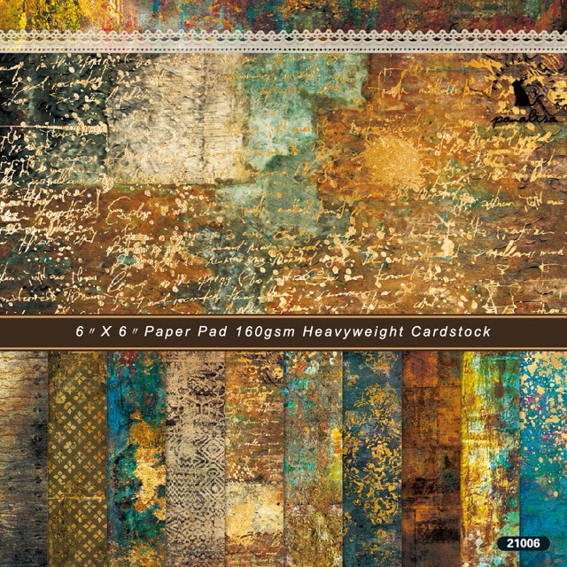 24 Sheet Vintage Flower Scrapbooking Material Paper-JournalTale