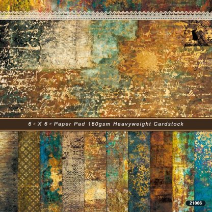 24 Sheet Vintage Flower Scrapbooking Material Paper-JournalTale
