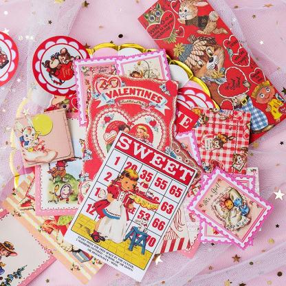 55sheet/lot Stationery Stickers Showa style-JournalTale