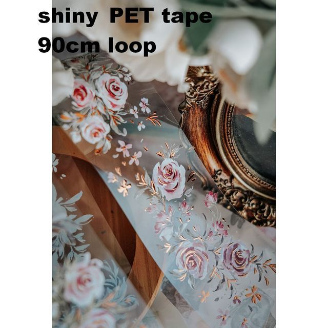 1 Loop Taiwan Meow Collection Floral Washi PET Tape-JournalTale