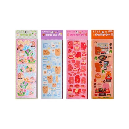 10PCS Cartoon Animals Travel Decorative Stickers Cute-JournalTale