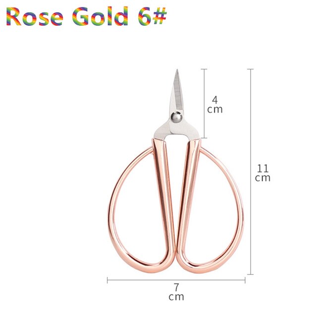 Rose Gold Embroidery and Sewing Scissors-JournalTale