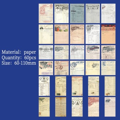 60 pcs/pack Vintage Decor Scrapbooking material paper-JournalTale