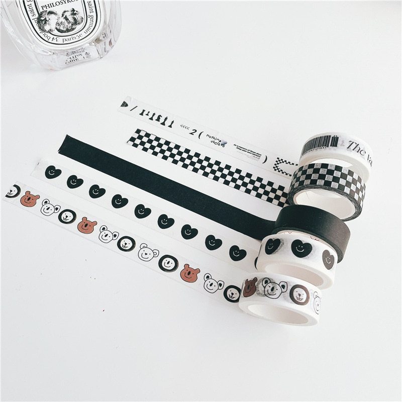15mm*5M English hand drawn style Washi Tape Masking Tape-JournalTale