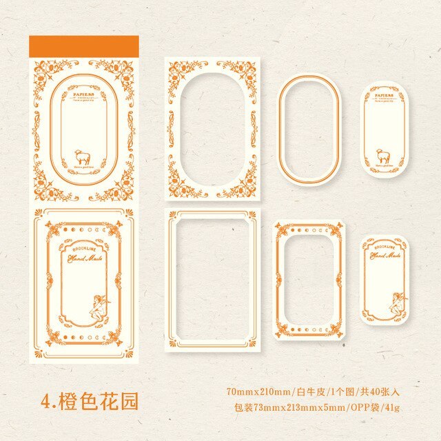 30pcs/lot Memo Pads Material Paper Secret-JournalTale