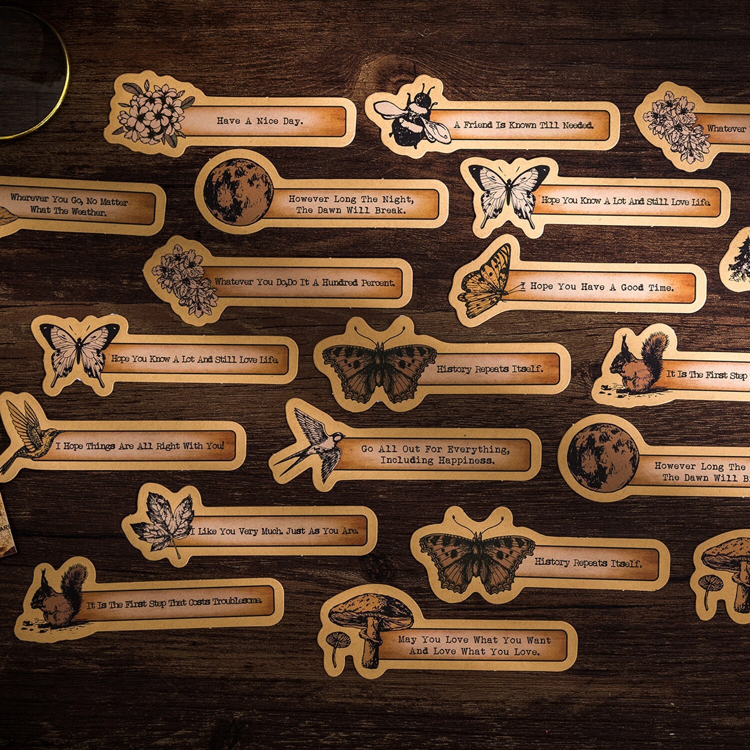 30 pcs Retro English sticker pack nostalgic European old-JournalTale