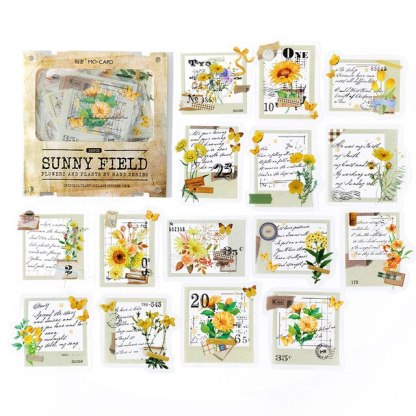 30pcs/lot Scrapbook Stickers Flower and plant handicrafts-JournalTale