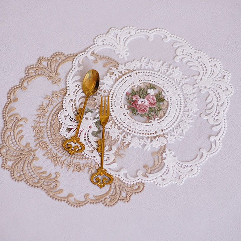 1Pcs for Dining Table Embroidery Craft Placemat-JournalTale