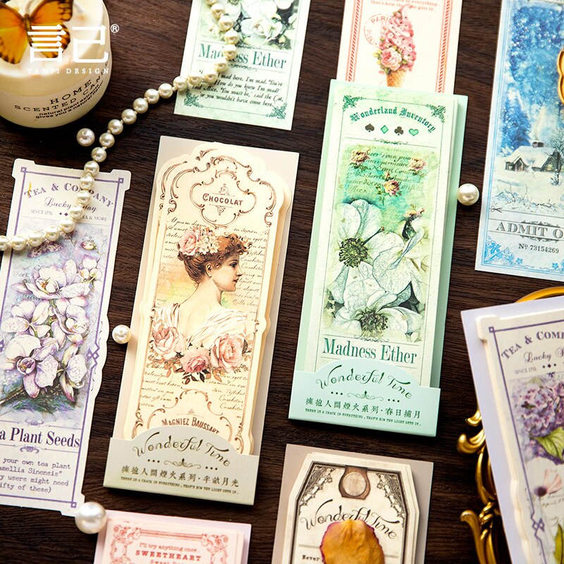 24pcs/lot Memo Pads Material Paper Embrace the firewor-JournalTale