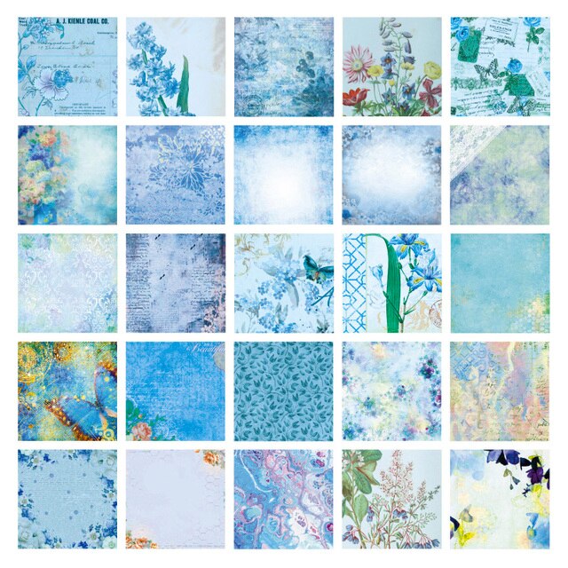 100 Pcs Pink Flower Vintage Craft Paper Junk Journal-JournalTale