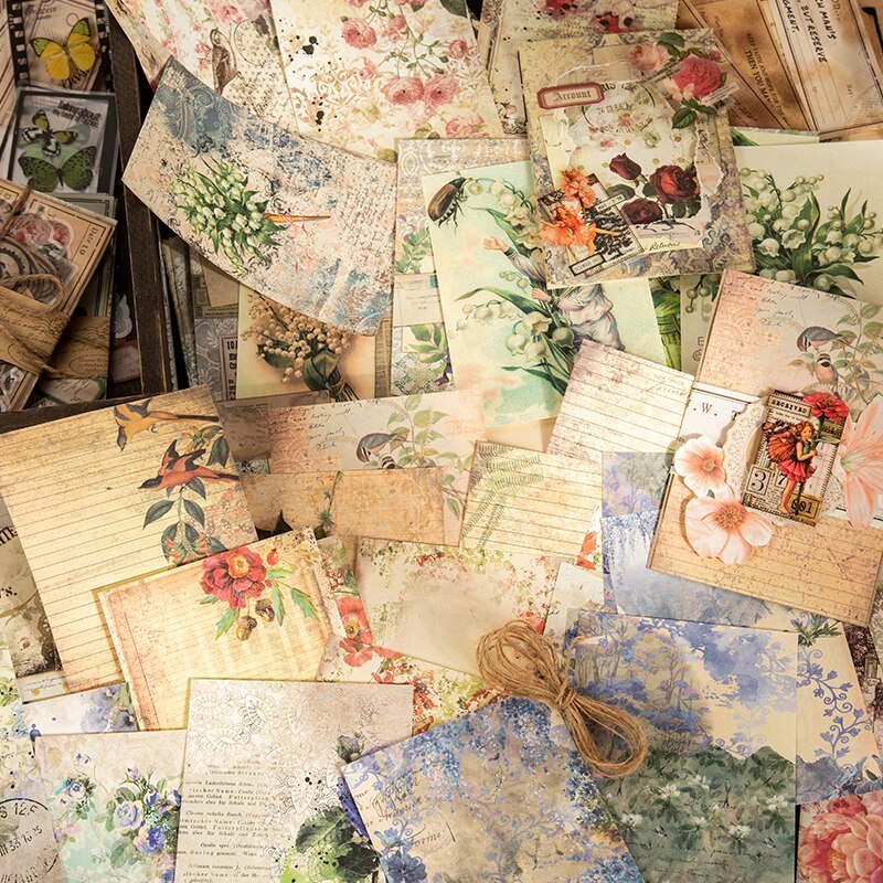 80pcs/lot Large Quantity Mixed Material Scrapbooking-JournalTale