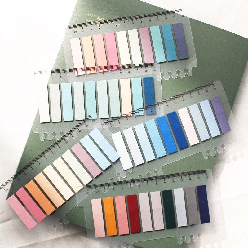 6 Series Color Adhesive Sticky Notes-JournalTale