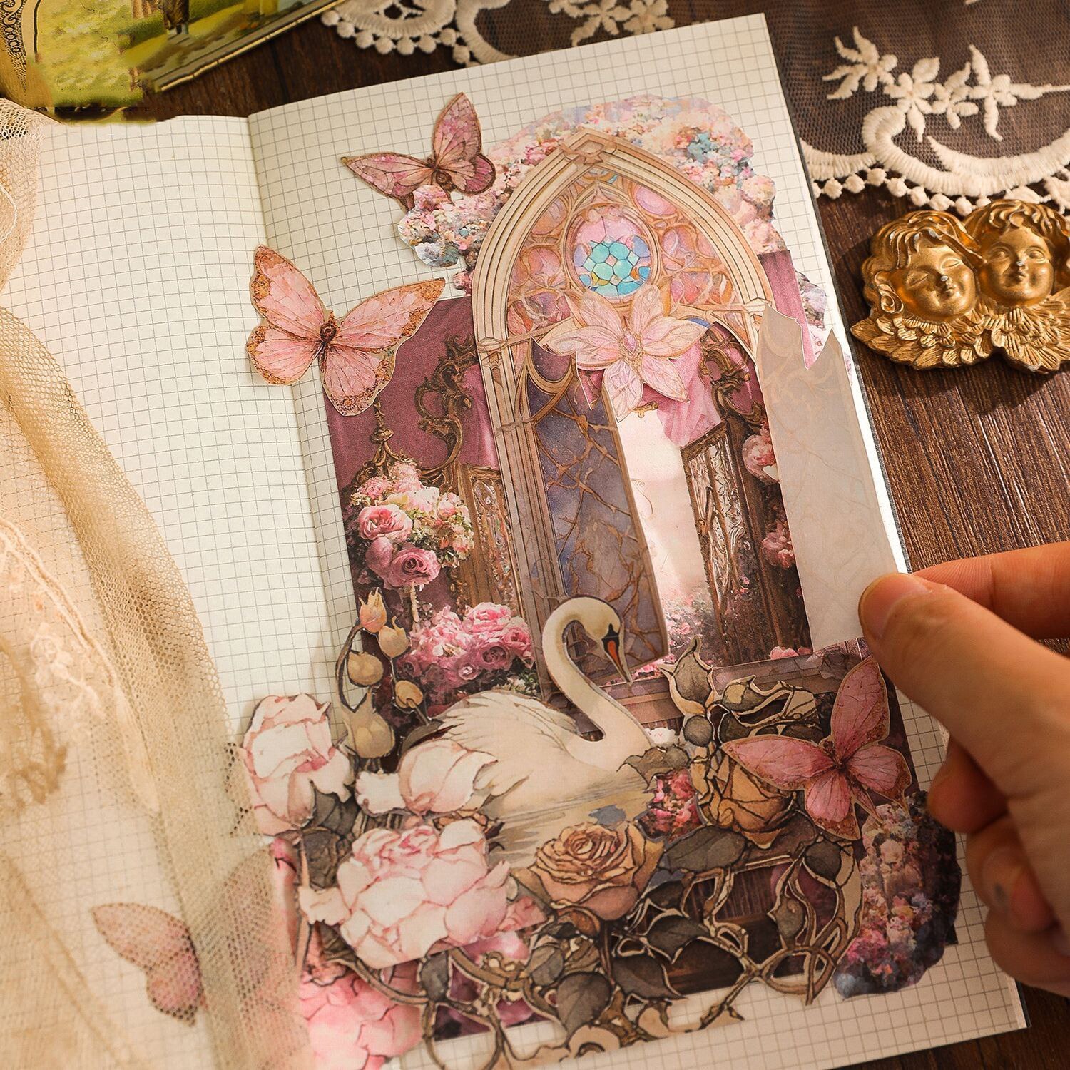 60 Sheets Like A Dream Series Vintage Character Material Paper-JournalTale