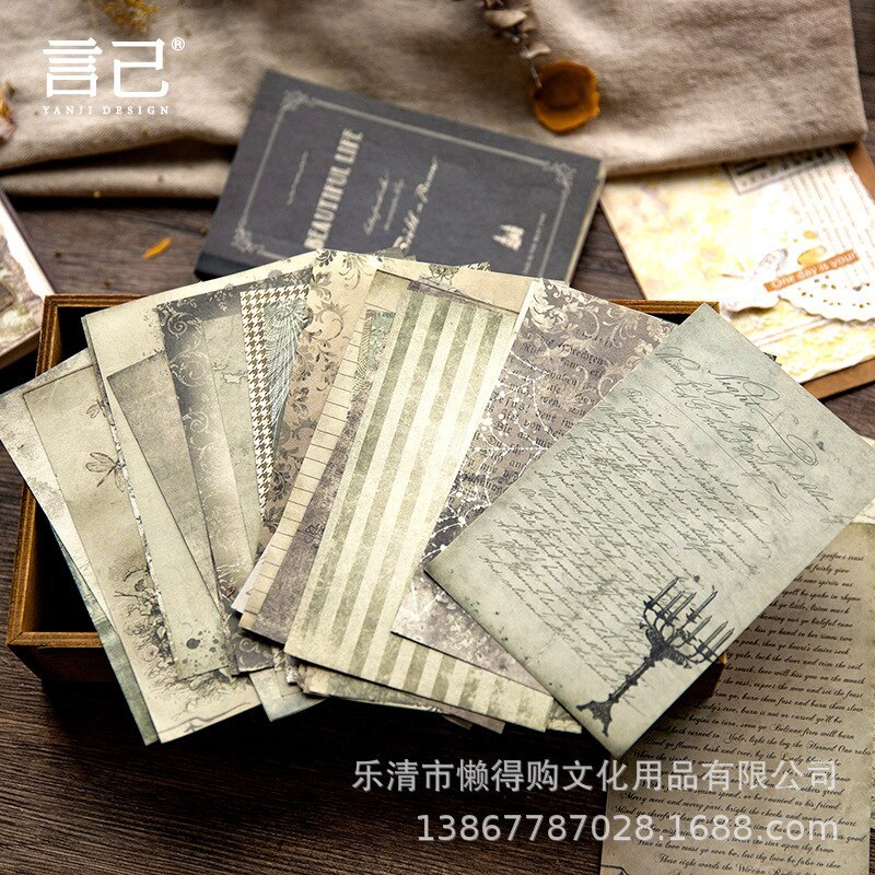 100pcs/lot Memo Pads Material Decoration Paper-JournalTale