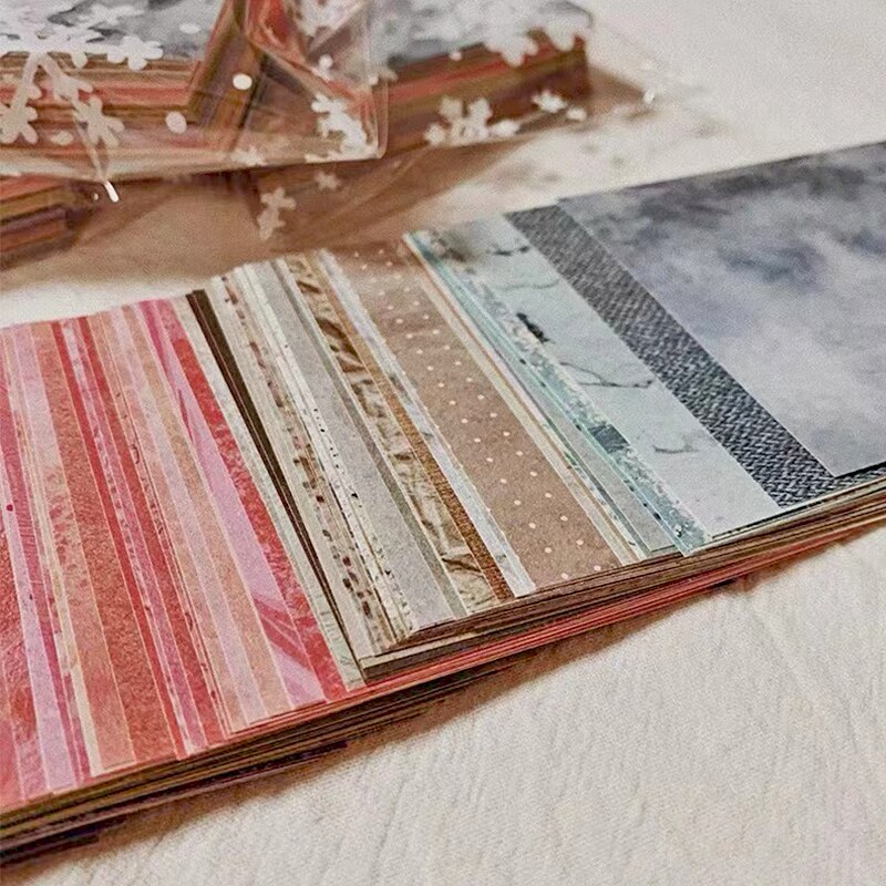 150pcs rainbow color printed texture Scrapbooking-JournalTale