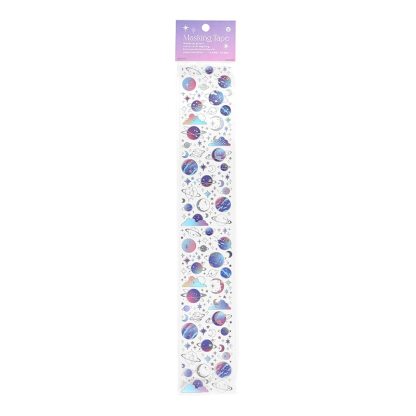 60mm*350mm Strip PET Washi Tape Colorful Butterfly Stars-JournalTale