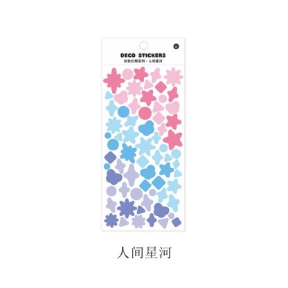 1pc Colored Ribbon Laser Stickers shanggu Colorful-JournalTale