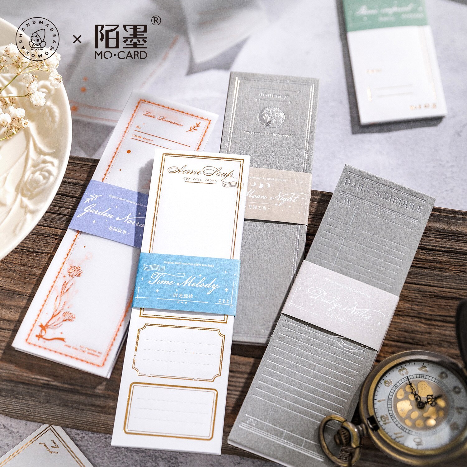 15pcs/lot Memo Pads Material Paper-JournalTale