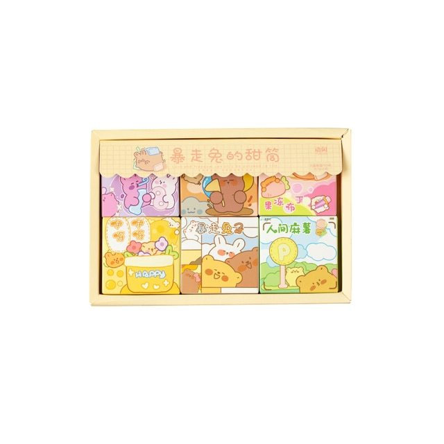 300pcs/box 6 Designs Cute Stickers for Bullet Journaling Scrapbooking kawaii-JournalTale