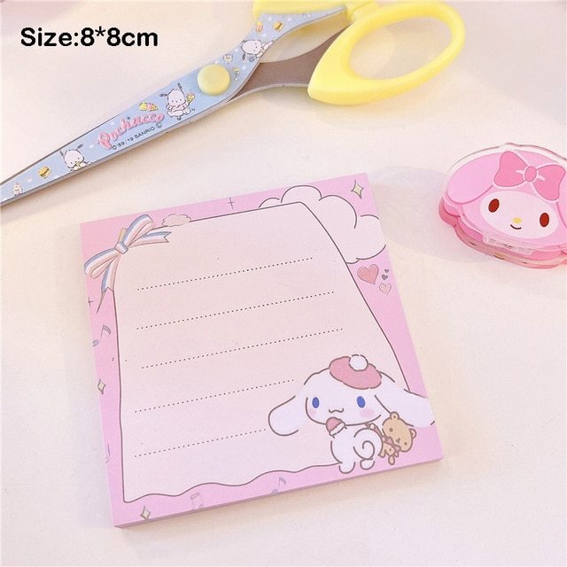 50 Sheets/pack Cute Big-eared Dog Memo Pad-JournalTale