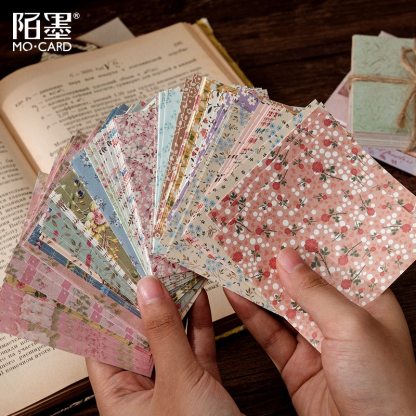 100pcs/lot Memo Pads Material Paper Vintage Fingertip-JournalTale