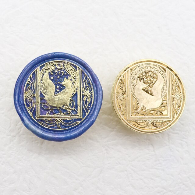 30mm Starry Animal Wax Stamp Seal Stamp-JournalTale