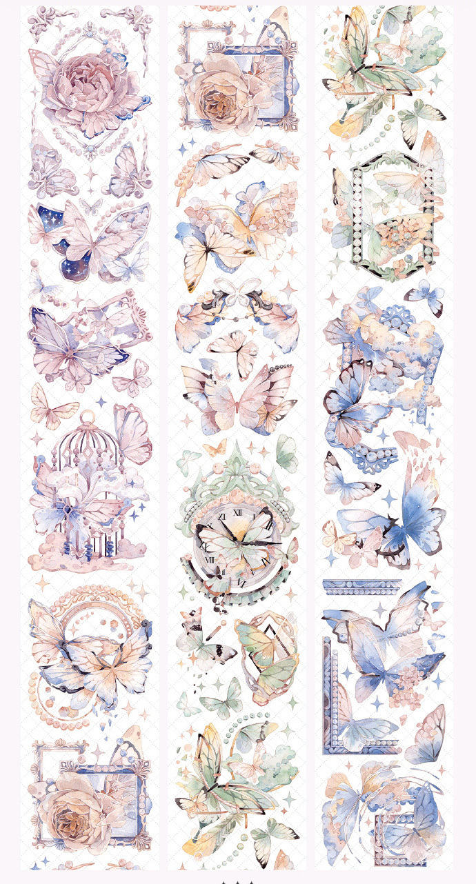 Trial Pack loop Butterfly Story pet PET tape-JournalTale