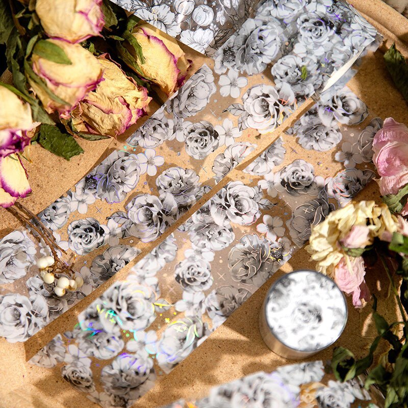 1pcs/1lot Decorative Adhesive tapes Vegetal flowers Tapes-JournalTale