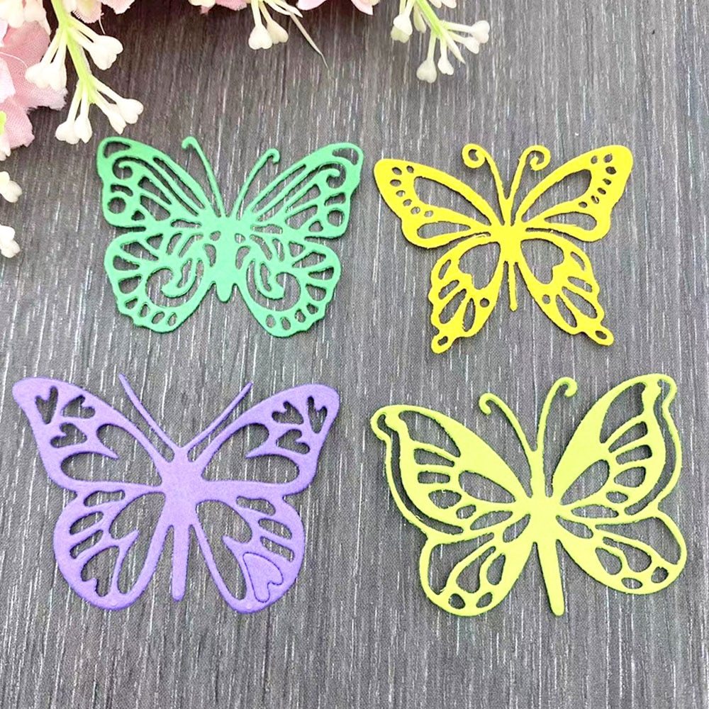 4PCS Butterfly Metal Cutting Dies for DIY Scrapbooking Making-JournalTale