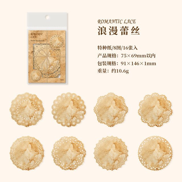 16pcs/lot Memo Pads Material Paper-JournalTale