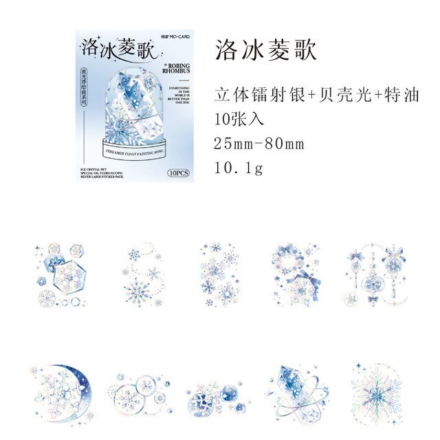 10pcs/1lot Stationery Sticker-JournalTale