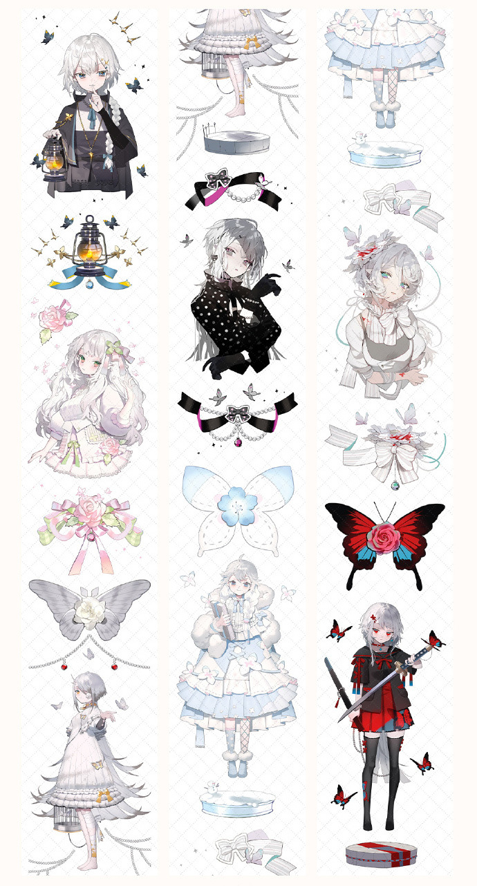 Trial Pack loop Butterfly Story pet PET tape-JournalTale