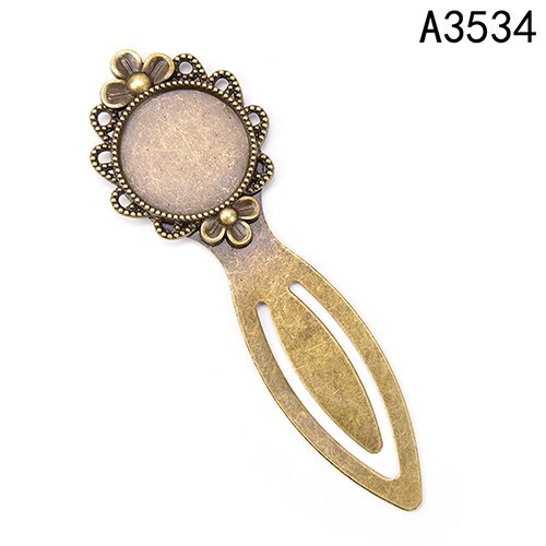 Vintage Bookmark Antique Bronze Paper Clip Handmade DIY Jewelry Accessories-JournalTale
