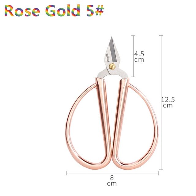 Rose Gold Embroidery and Sewing Scissors-JournalTale