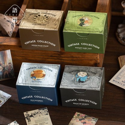 320pcs/lot Memo Pads Material Paper A retrospective books-JournalTale