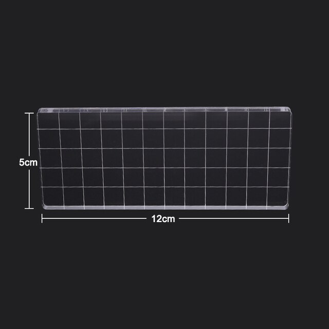 7 Types Clear Acrylic Stamp Block Transparent Silicone Stamp-JournalTale
