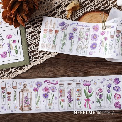 Flower Book Washi Tape Paper Masking Tape For Diy Diary Scrapbooking-JournalTale