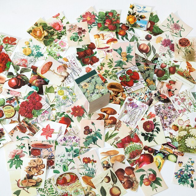400pcs/pack Lightweight Paper Vintage Craft Paper Mini Book-JournalTale