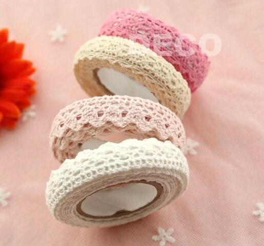2Yards/pc Lace Tapes Adhesive Fabric Cotton-JournalTale