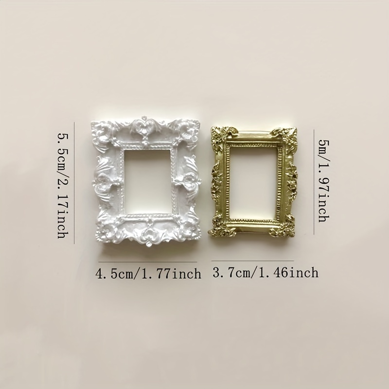 1pc Simple Retro Photo Frame Resin Ornamentsq-JournalTale