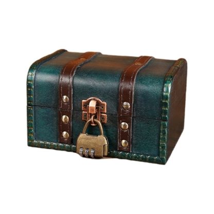 レトロな宝箱 ビンテージウッド収納ボックス-JournalTale